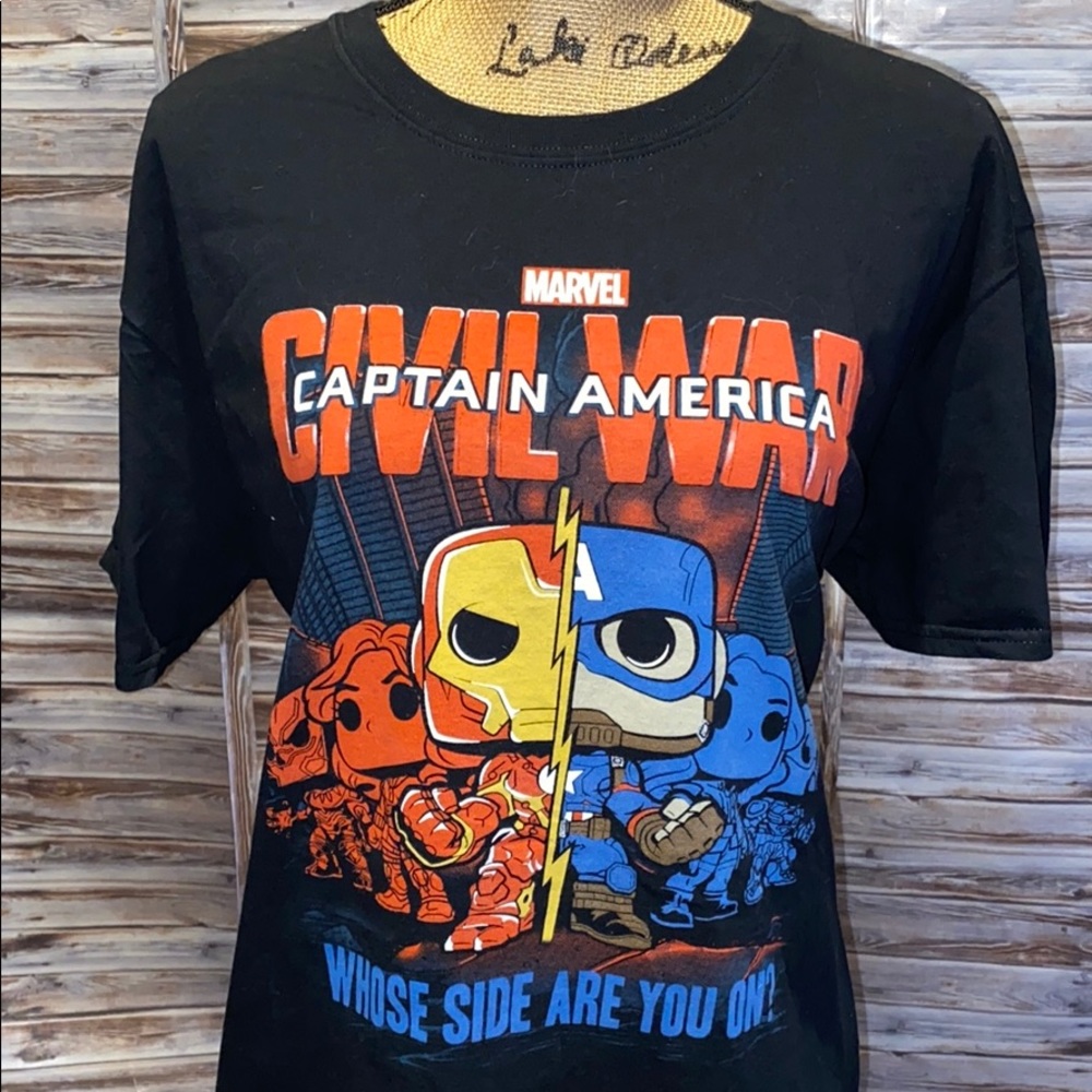 POP Tees. Civil War t-shirt.        A1012